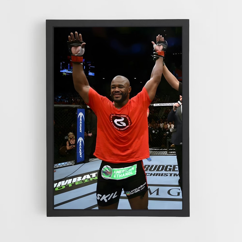 Poster Rashad evans – affiche MMA (vue 2)